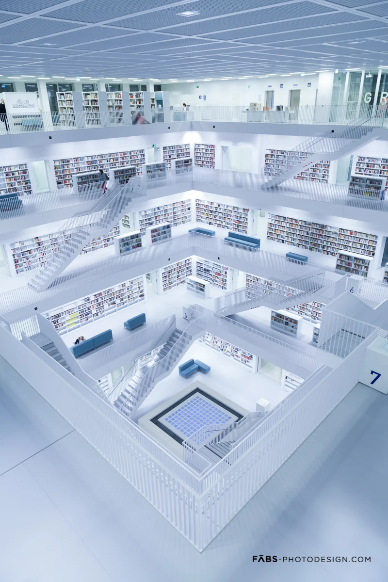 Helle Architekturaufnahme